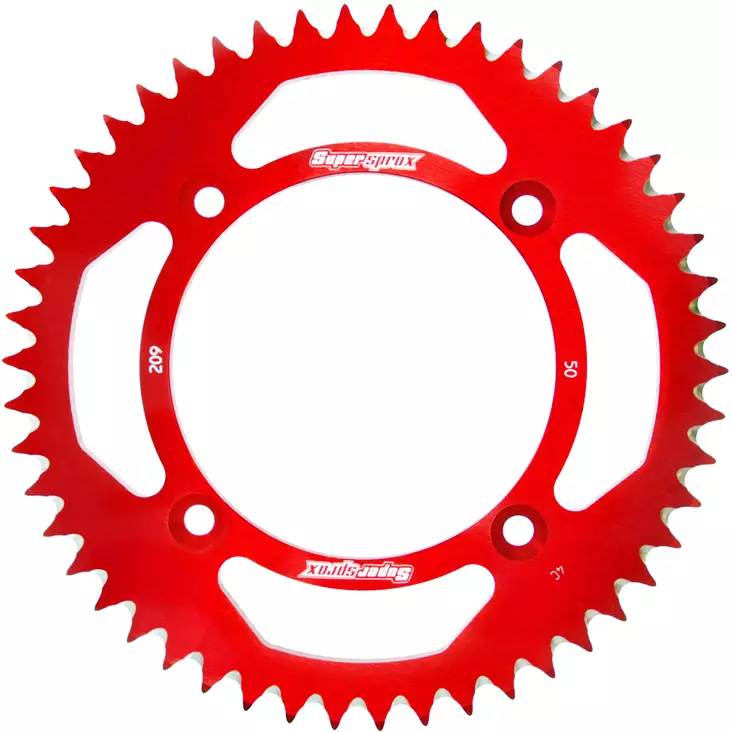Supersprox Alu Takaratas HO CR80/85/150 Punainen 55 - Moottoripyörän takarattaat - D210149 - 1