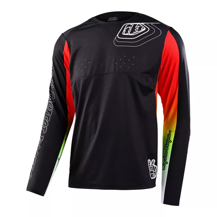 TLD SPRINT JERSEY RICHTER BLACK - Pyöräilypaidat - 135259 - 1