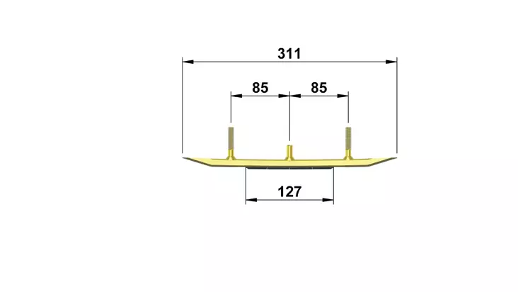 TOTALTEK CA-06F OHJARIRAUTAPARI C&A PRO - Moottorikelkan ohjausraudat - 99259 - 1