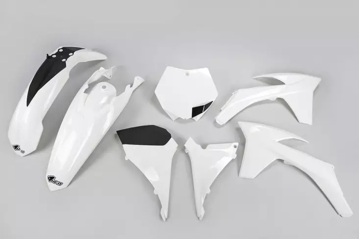 UFO Muovisarja 5-osainen Valkoinen KTM SXF125-525 11-12 SX 12 - Moottoripyörän muovisarjat - D220259 - 1