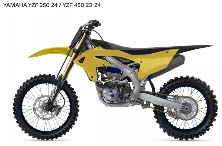 UFO Plastic kit 6-parts YZ250F 24-.. YZ450F 23-25 Gold/Black - Moottoripyörän muovisarjat - D503579 - 1