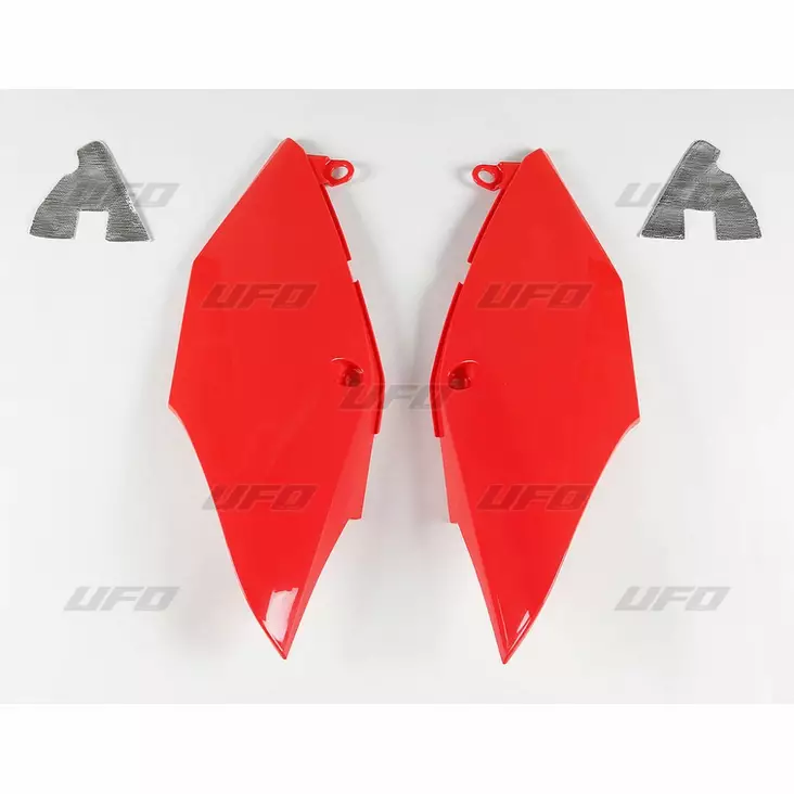 UFO Sivunumerokilvet CRF250R/RX 18-21 CRF450R/RX 17-20 Red 070 - Moottoripyörän sivupaneelit - D242139 - 1