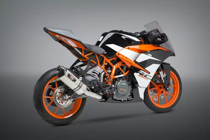 Yoshimura 3/4 System Exhaust Ktm 390 Duke 17-19/ Rc390 17-18 Race R-77 3Qtr Ss-S - Moottoripyörän pakoputkistot - D334339 - 1