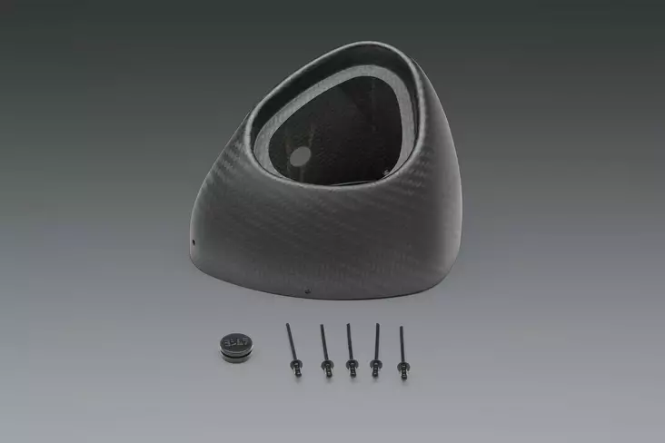 Yoshimura ALPHA / ALPHA T REPLACEMENT END CAP KIT 2" FLARED MATTE - Moottoripyörän äänenvaimentimen varaosat - D417769 - 1