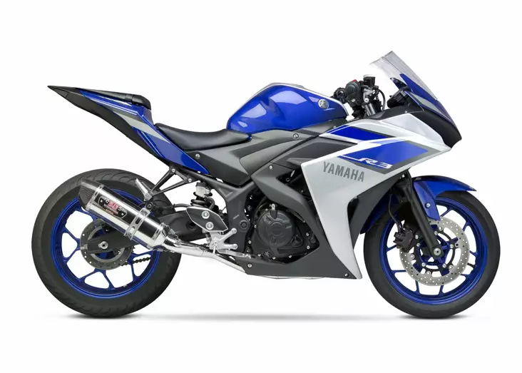 Yoshimura Full System Yamaha Yzf-R3 2015-20 Race R-77 Fs Ss-Ss-Cf - Moottoripyörän pakoputkistot - D334229 - 1
