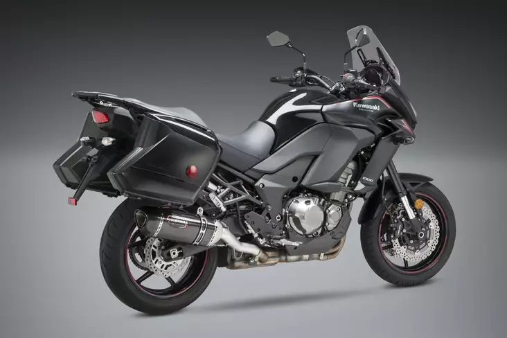 Yoshimura Slip-On Kawasaki Versys 1000 2015-18 Street Alpha So Ss-Cf-Cf Works Fi - Moottoripyörän äänenvaimentimet - D334309 - 1