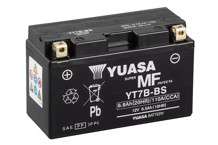 Yuasa akku YT7B(WC) hapotettu (8) - Akut - D410219 - 1